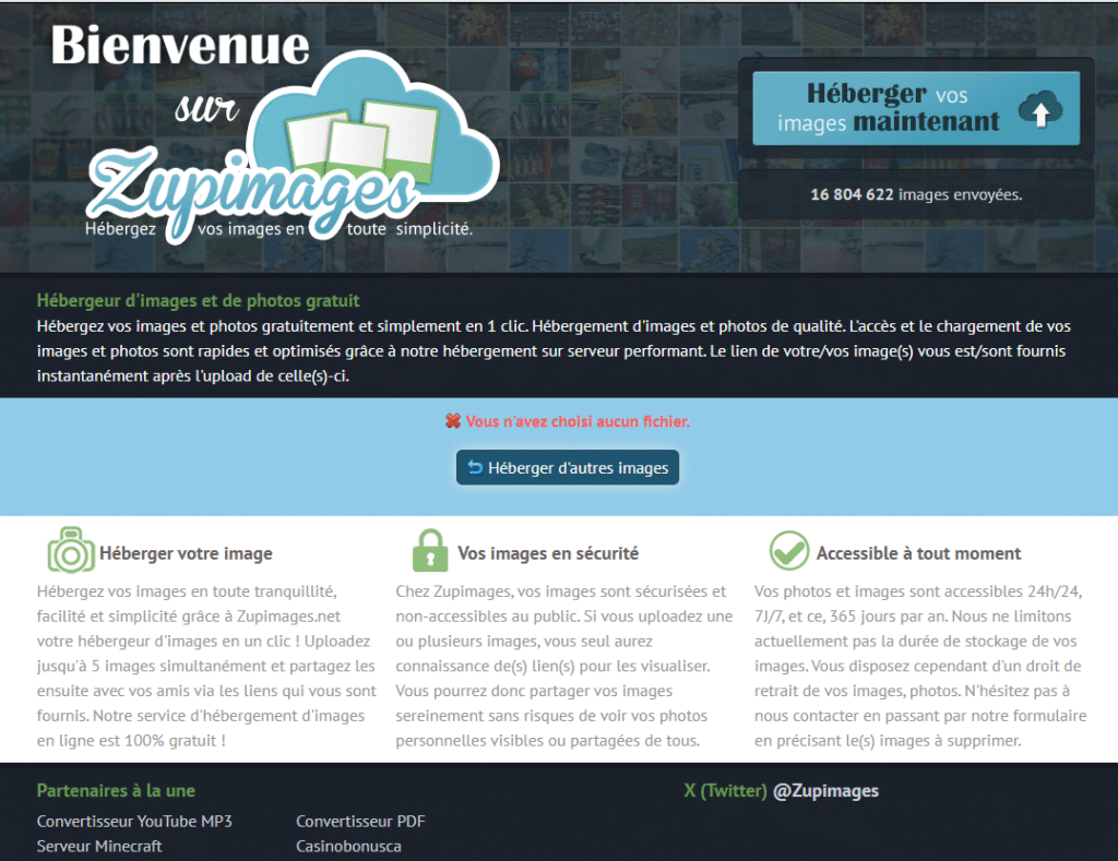 Fonctionnement Zupimages